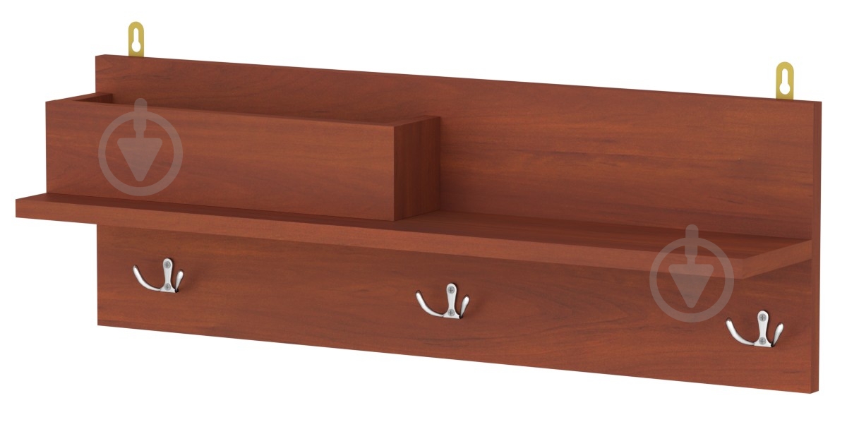 Вешалка настенная Компанит В-6 яблоня - фото 1