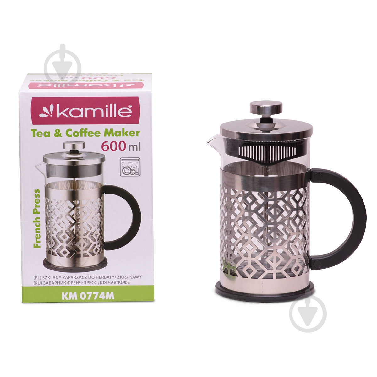 Френч-прес Kamille 600 мл KM-0774M - фото 3