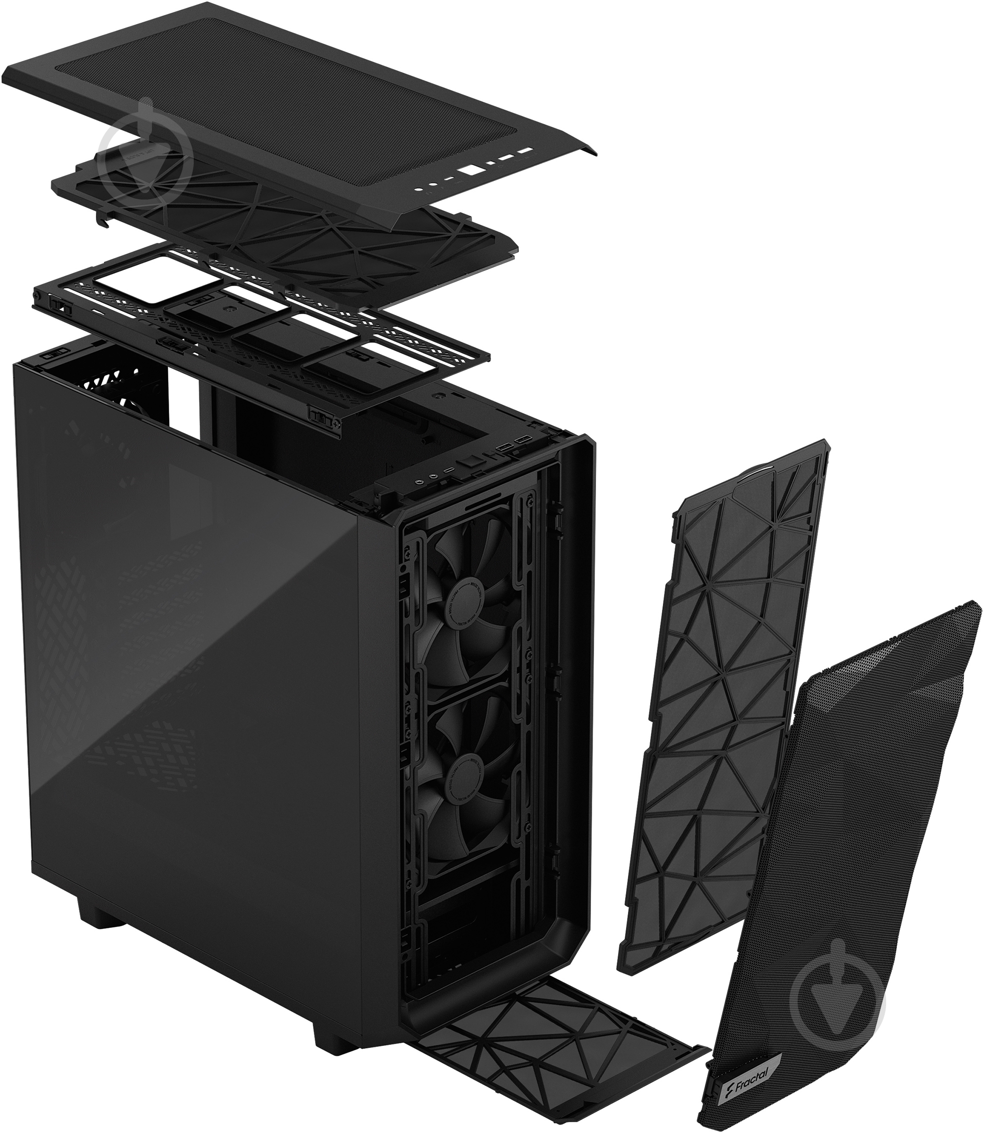 Корпус Fractal Design Meshify 2 Compact Dark TG (FD-C-MES2C-02) - фото 17