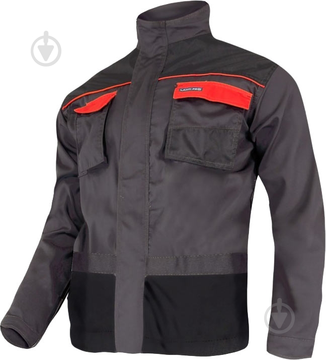 Куртка рабочая Lahti Pro р. XXL L4040454 серый с оранжевым - фото 2