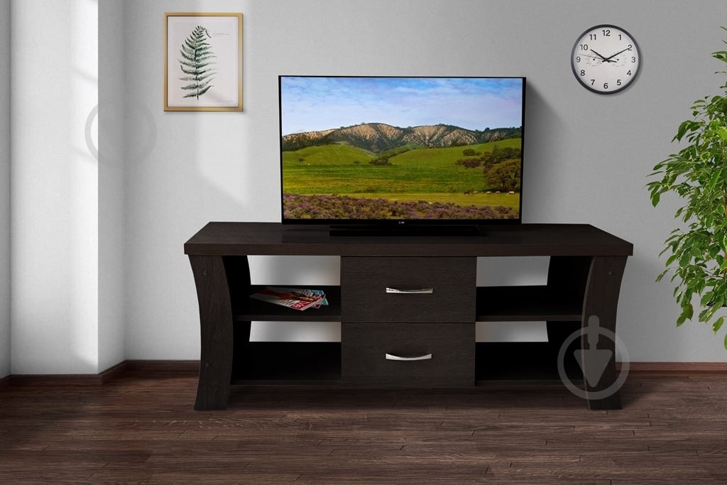 Тумба под ТВ Витрина ТВ-4 венге - фото 2