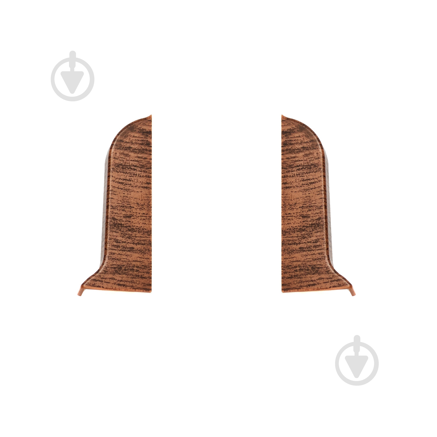 Комплект окончаний SAN DECOR 122/222 дуб темный - фото 1