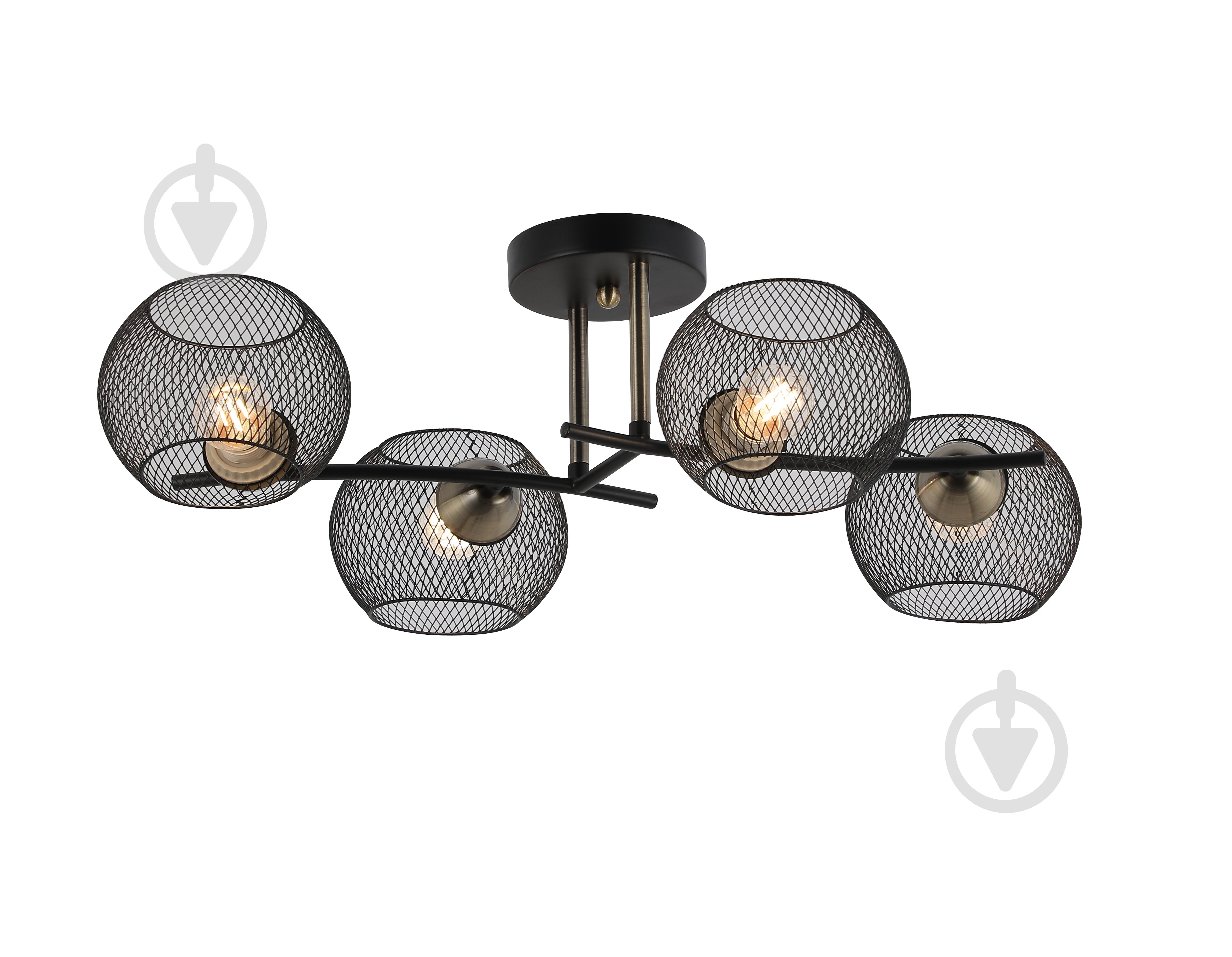 Люстра потолочная Blitz 4x60 Вт E27 черный 8256-44 - фото 1 Люстра потолочная Blitz 4x60 Вт E27 черный 8256-44 - фото 1