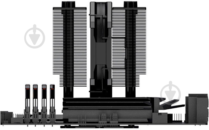 Процессорный кулер ID-Cooling SE-207-XT Slim Black - фото 7