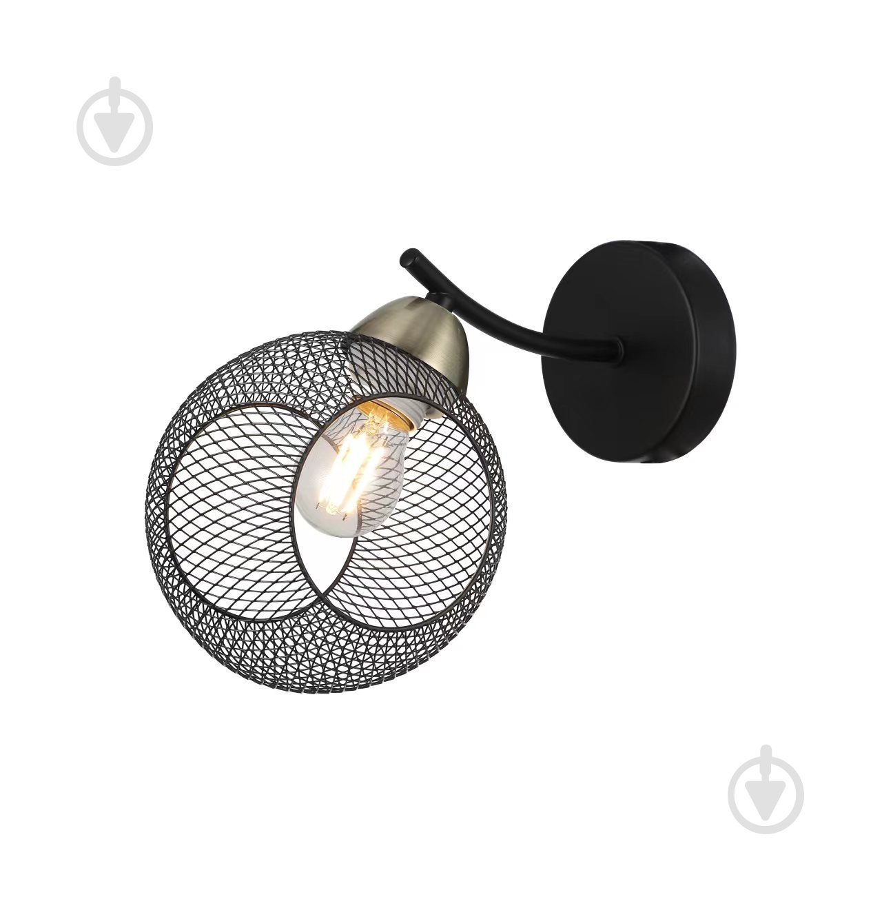 Бра Blitz 1x60 Вт E27 черный 8256-11 - фото 1