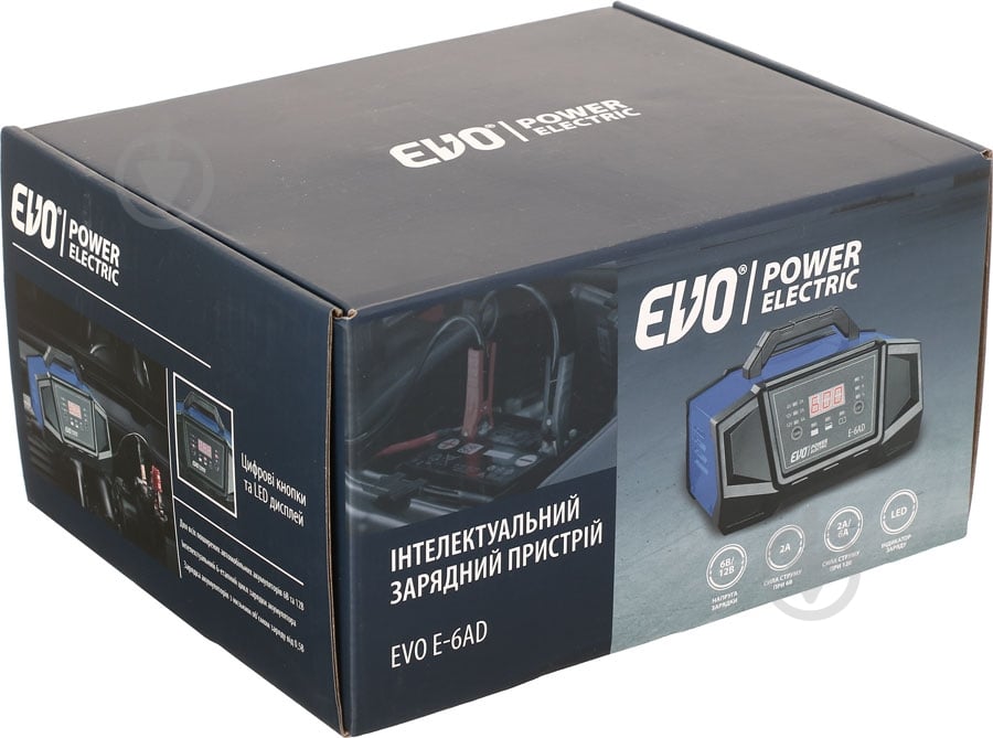 Автомобильное зарядное устройство EVO power electric інтелектуальний E-6AD 2 А 80 А/год - фото 5 Автомобильное зарядное устройство EVO power electric інтелектуальний E-6AD 2 А 80 А/год - фото 5
