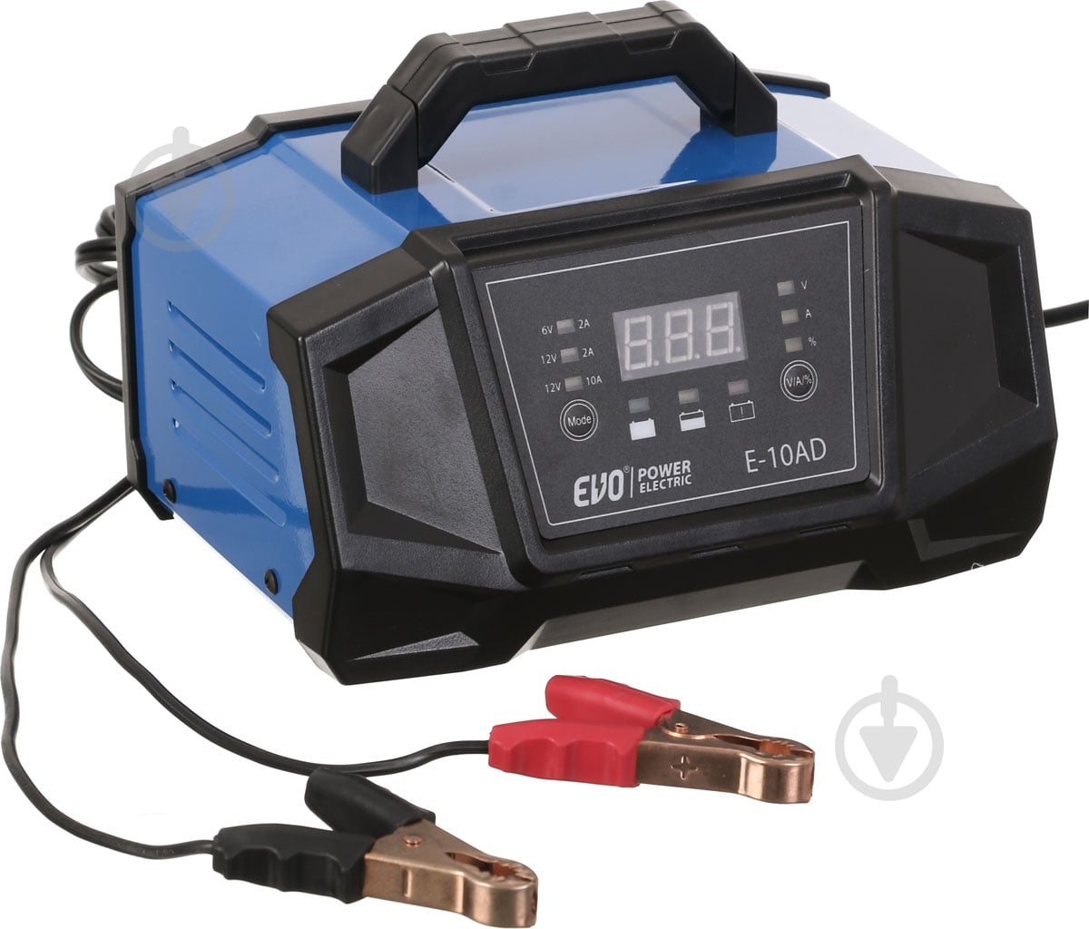 Автомобильное зарядное устройство EVO power electric інтелектуальний E-10AD 10 А 200 А/год - фото 1