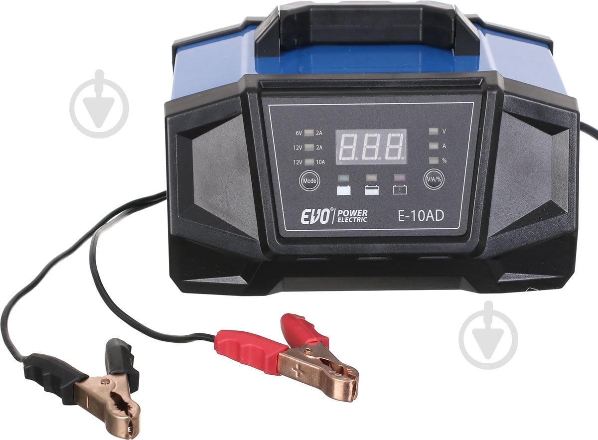 Автомобильное зарядное устройство EVO power electric інтелектуальний E-10AD 10 А 200 А/год - фото 2