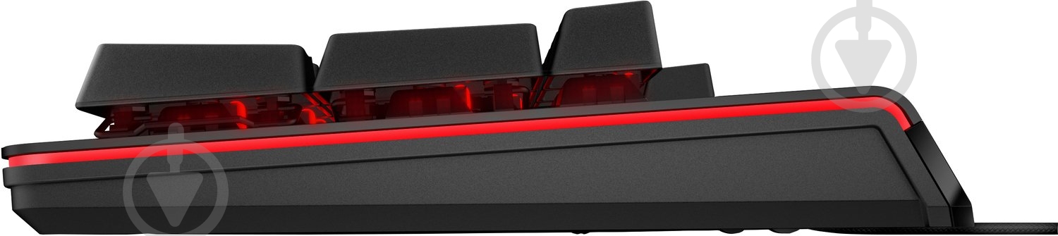 Клавиатура игровая HP OMEN Encoder USB CHERRY MX Brown (6YW75AA) black - фото 3