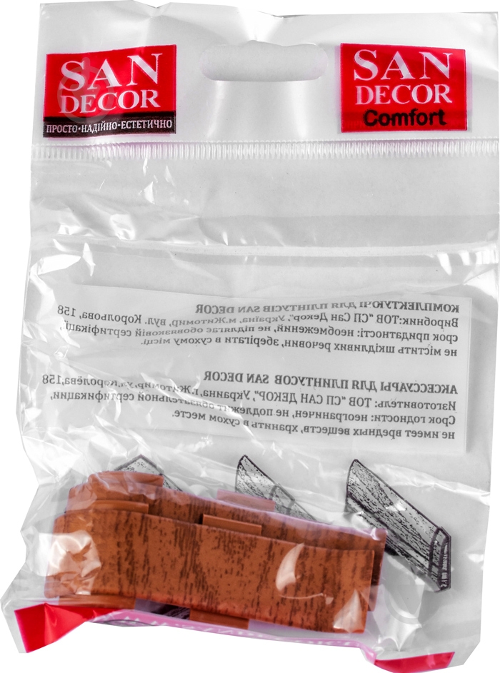 Комплект соединителей SAN DECOR 103/203 дуб паленый - фото 2 Комплект соединителей SAN DECOR 103/203 дуб паленый - фото 2