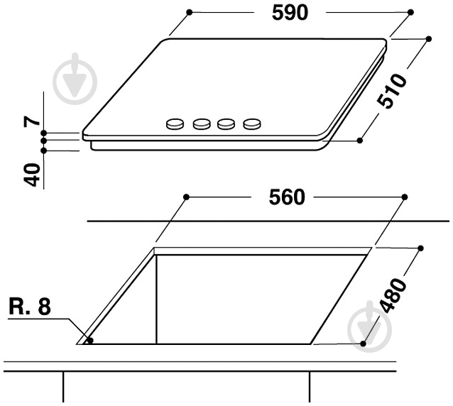 Варочная поверхность газовая Whirlpool GMA 6422 IXL - фото 2 Варочная поверхность газовая Whirlpool GMA 6422 IXL - фото 2