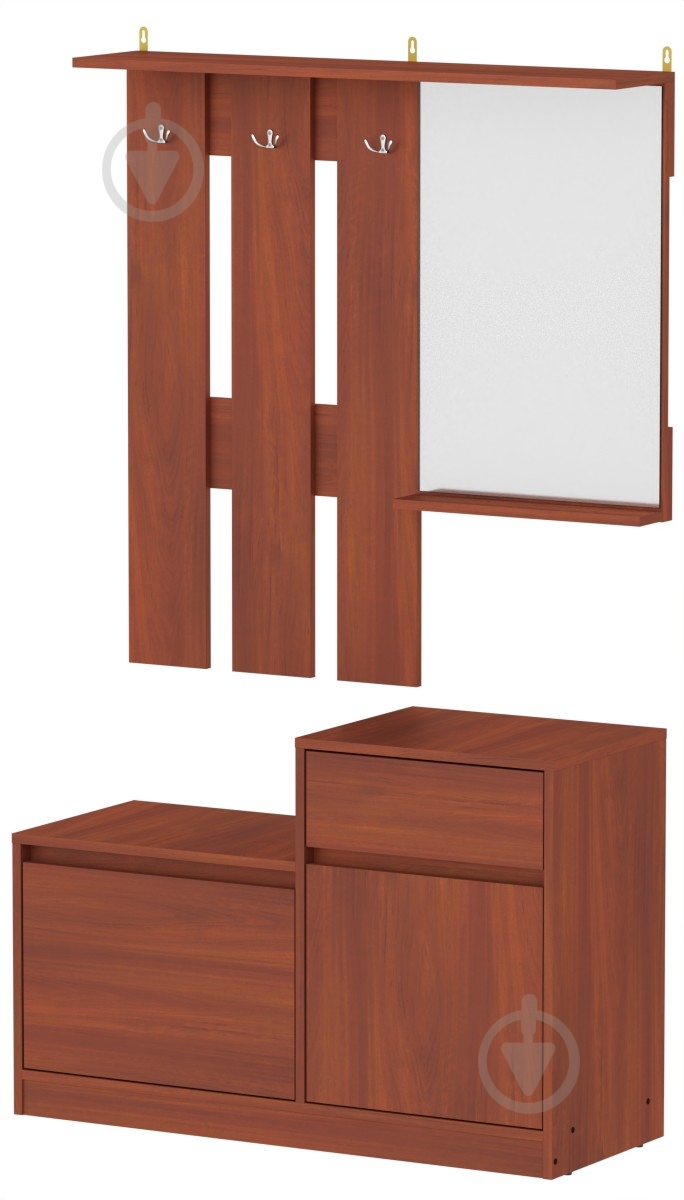 Прихожая с зеркалом Влада яблоня - фото 1 Прихожая с зеркалом Влада яблоня - фото 1