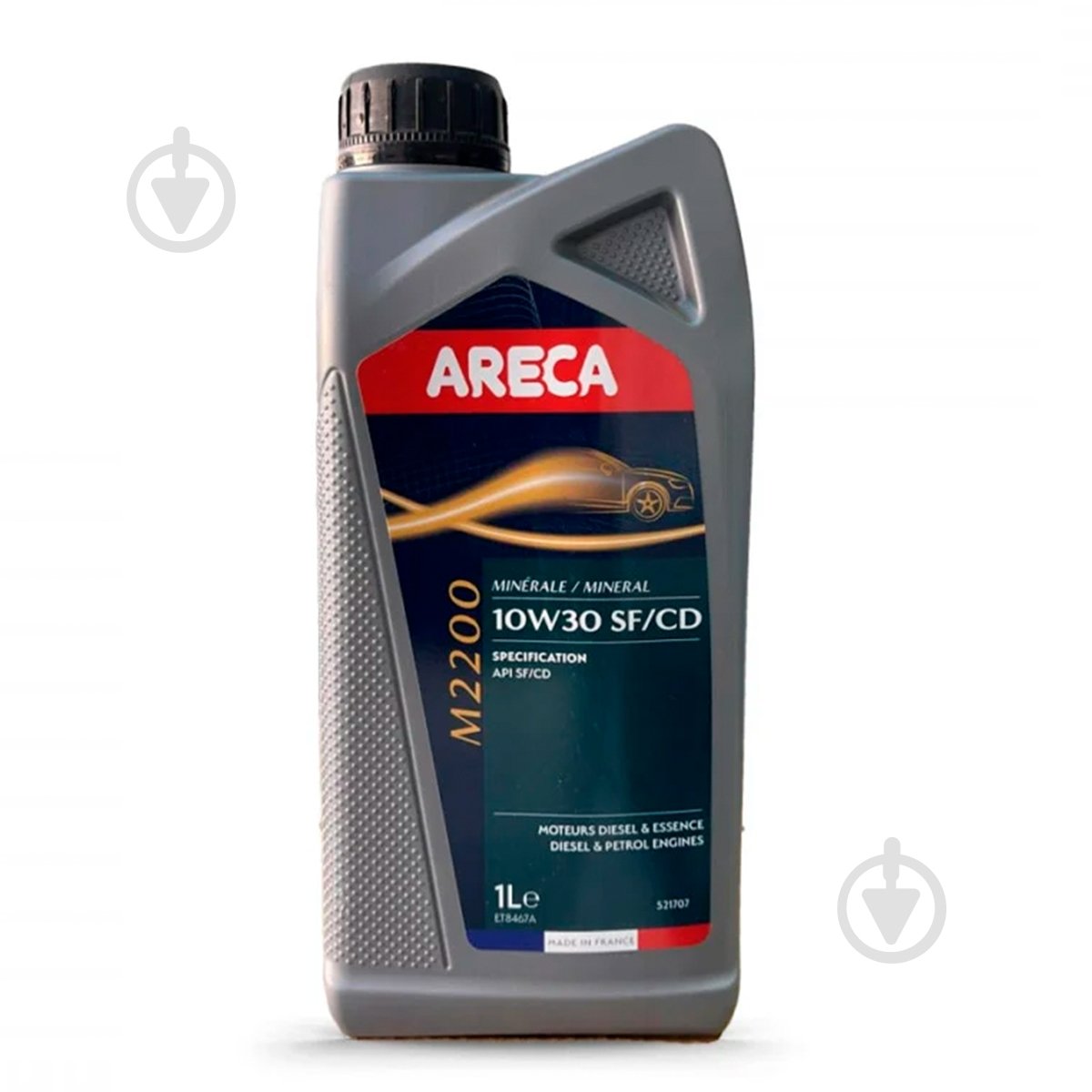 Моторное масло минеральное Areca 4T M2200 10W-30 1 л (052170) - фото 1 Моторное масло минеральное Areca 4T M2200 10W-30 1 л (052170) - фото 1