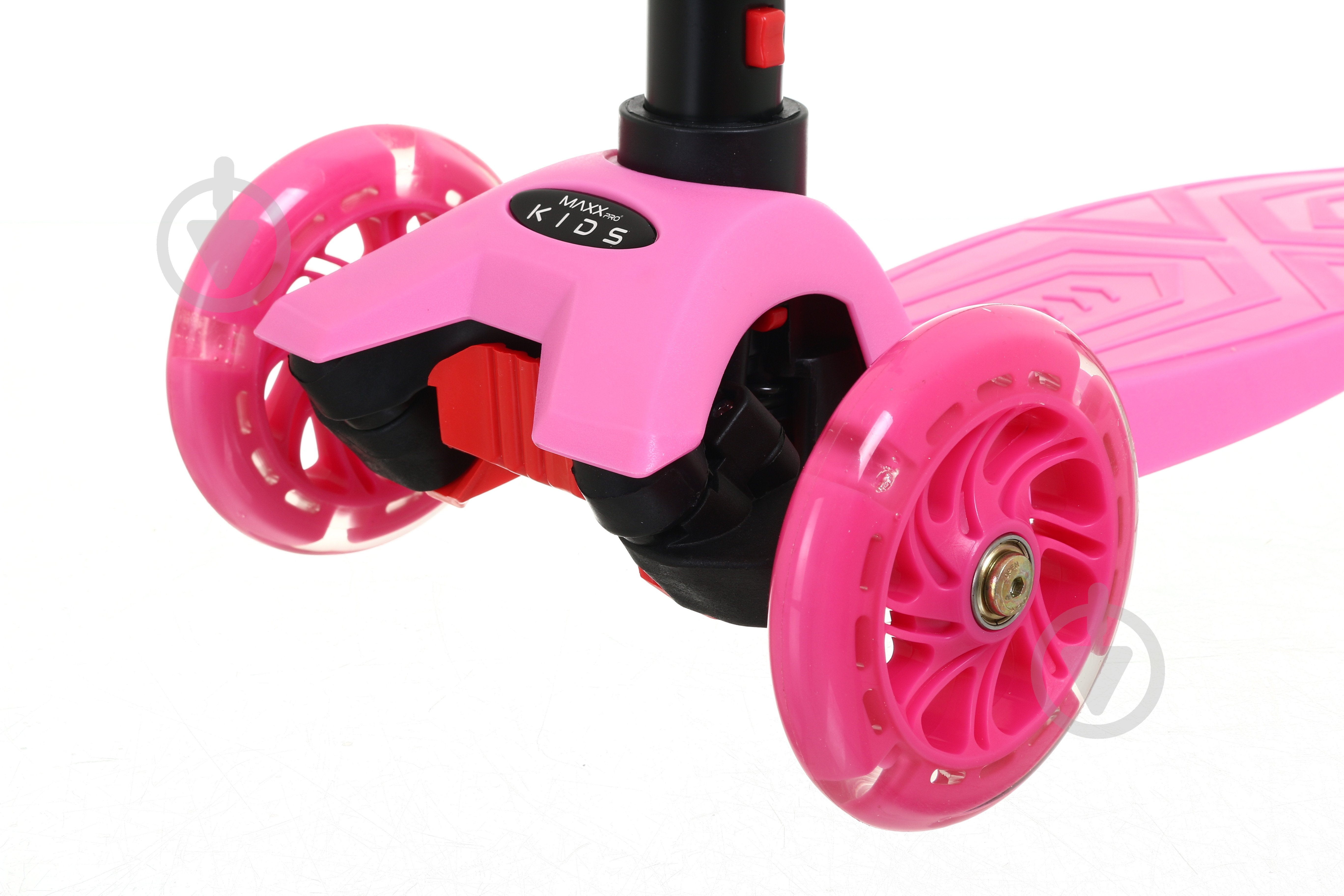 Самокат MaxxPro kids дитячий 3-колісний рожевий LS306/maxi/ 232C - фото 4