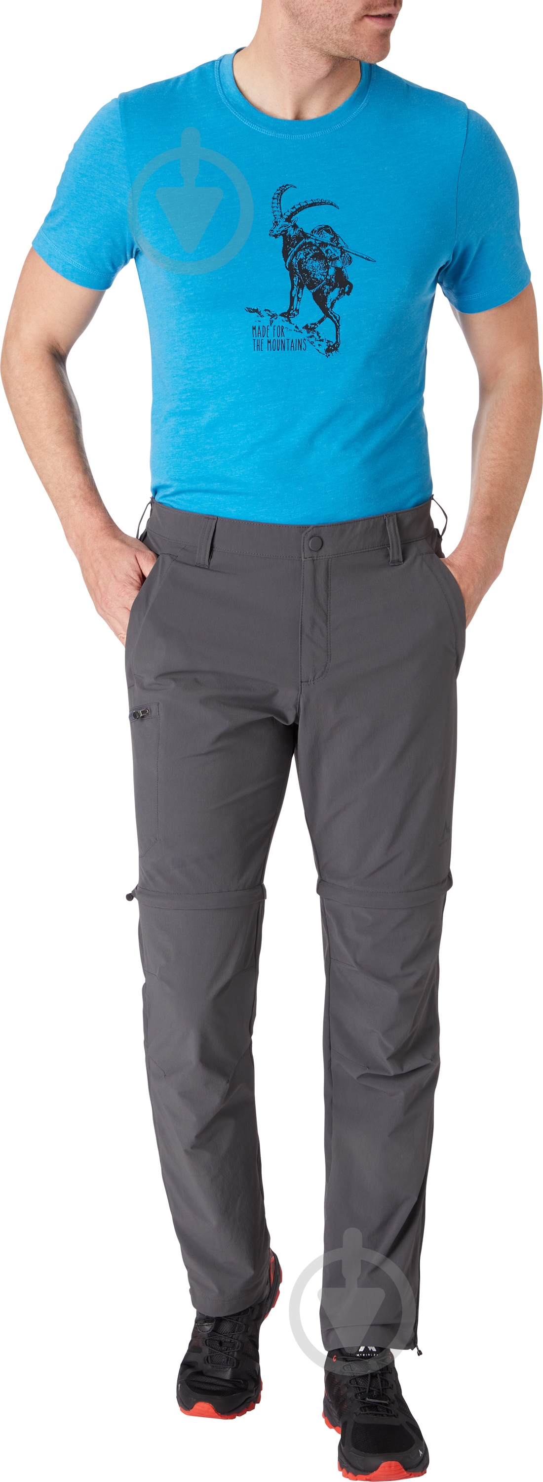 Штани McKinley Malloy mn 286126-046 р. 52 сірий - фото 4 Штани McKinley Malloy mn 286126-046 р. 52 сірий - фото 4