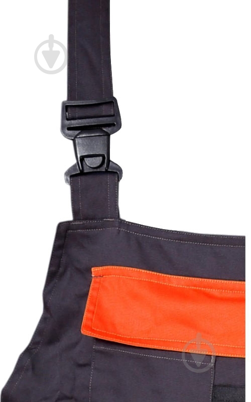 Напівкомбінезон Lahti Pro р. M L4060350 помаранчевий із сірим - фото 4 Напівкомбінезон Lahti Pro р. M L4060350 помаранчевий із сірим - фото 4