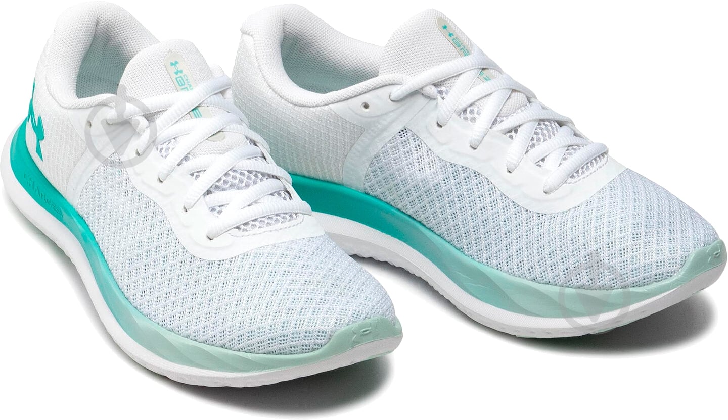 Кроссовки женские Under Armour UA CHARGED BREEZE 3025130-102 р.41 белые - фото 5
