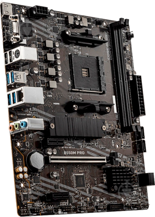 Материнська плата MSI B550M PRO (Socket AM4, AMD B550, ATX) - фото 3 Материнська плата MSI B550M PRO (Socket AM4, AMD B550, ATX) - фото 3
