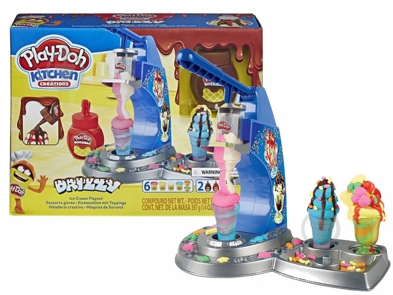 Игровой набор Play-Doh Мороженое с сиропом E6688 - фото 1