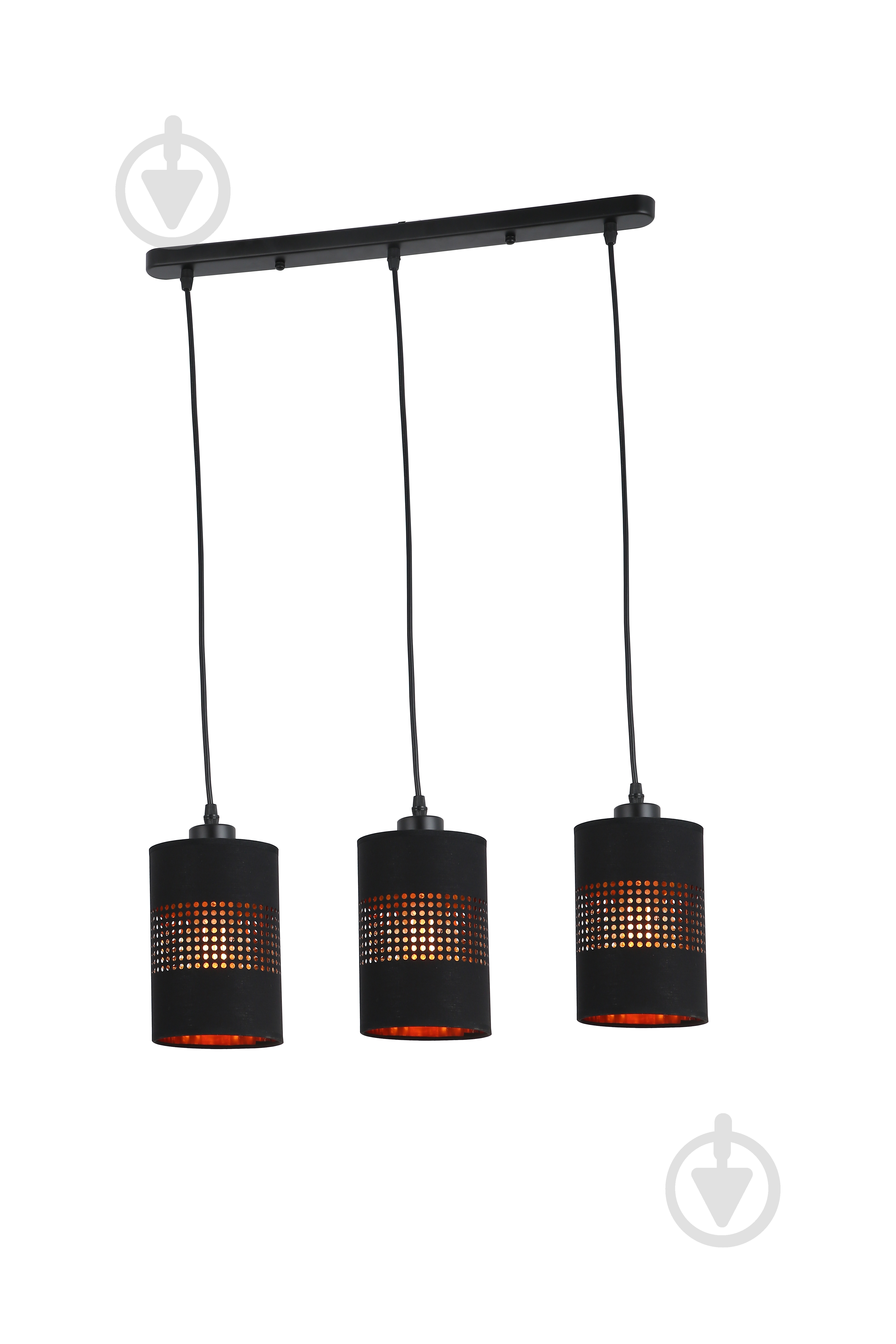 Подвес Blitz 3x60 Вт E27 черный/золото 6148-33 - фото 1