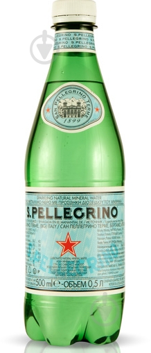 Вода San Pellegrino сильногазированная минеральная 0,5 л - фото 1