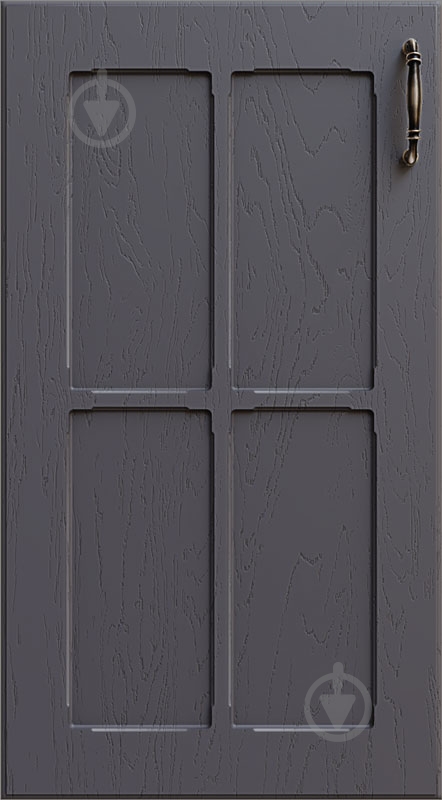 Кухня Модена (ІМ6) темно-серый МДФ 2 м - фото 3 Кухня Модена (ІМ6) темно-серый МДФ 2 м - фото 3