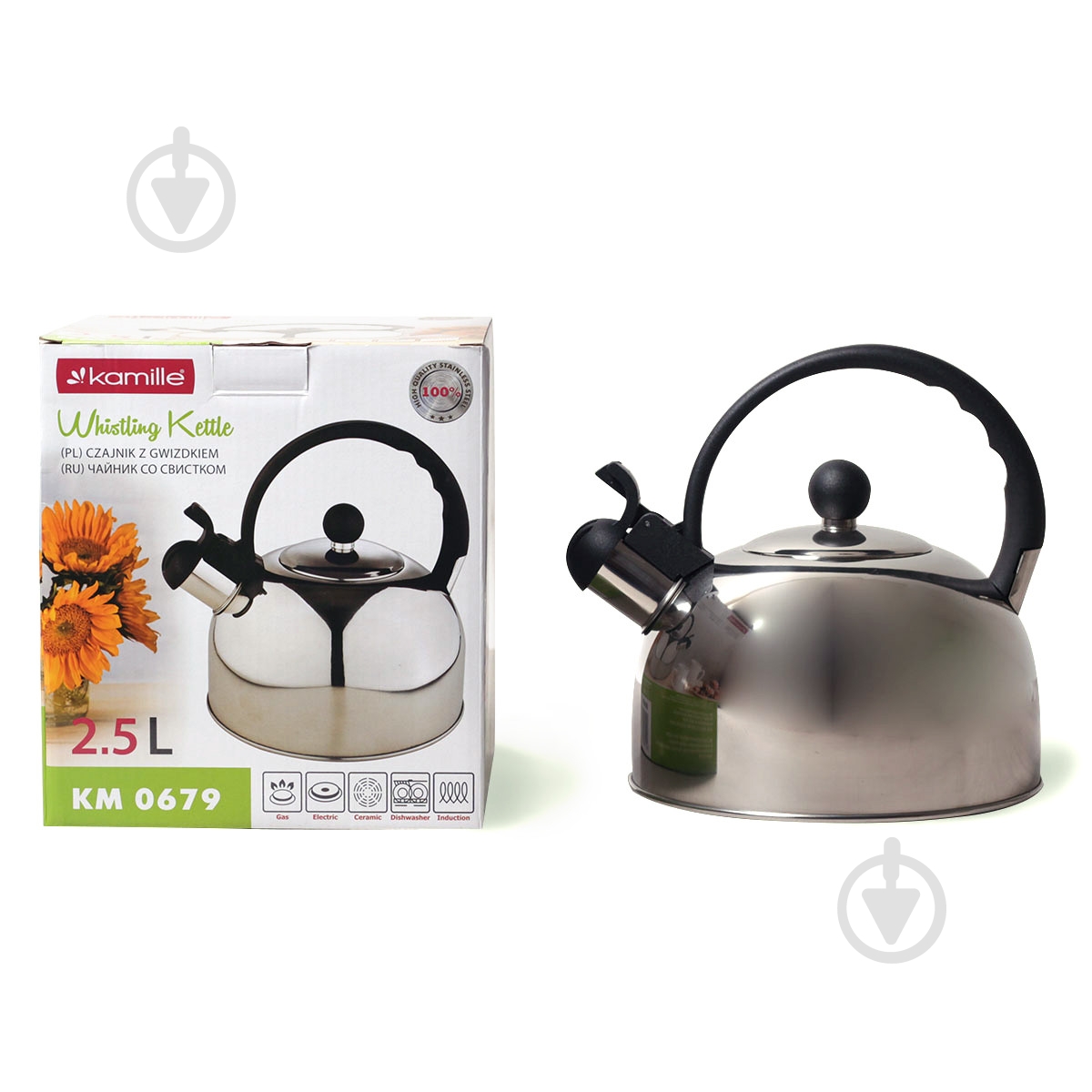 Чайник Kamille 2,5 л KM-0679 - фото 4