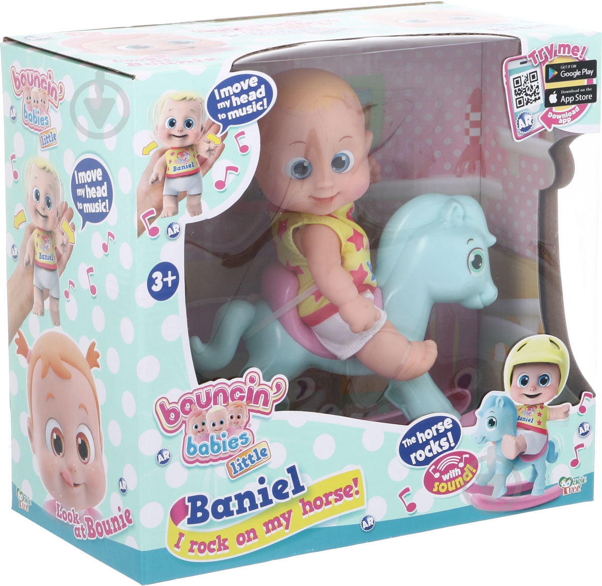 Кукла Bouncin' Babies Baniel с лошадкой - фото 1