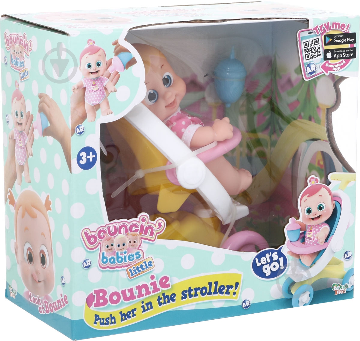 Кукла Bouncin' Babies Bounie со стульчиком - фото 2