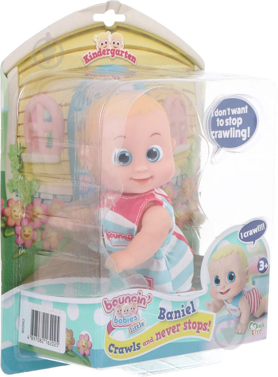 Лялька Bouncin' Babies Baniel повзає - фото 2