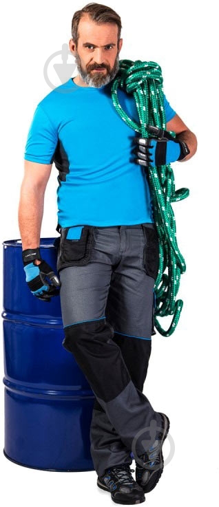 Брюки робочі Lahti Pro р. S L4050448 синій - фото 3 Брюки робочі Lahti Pro р. S L4050448 синій - фото 3