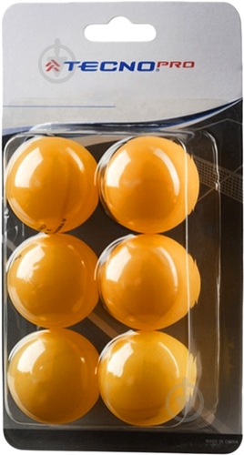 Мячи для настольного тенниса TECNOPRO 3 Star TT-Ball-6 - фото 1