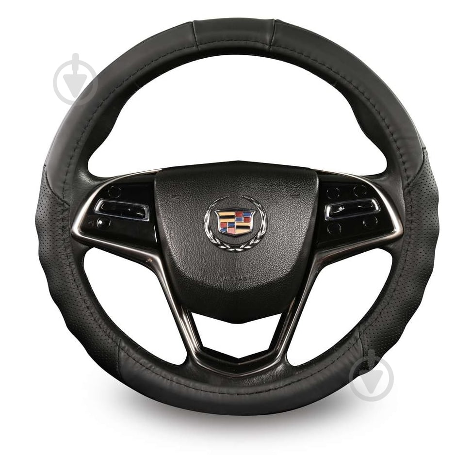 Чехол на руль Auto Assistance 13NR1220-L черный - фото 1 Чехол на руль Auto Assistance 13NR1220-L черный - фото 1