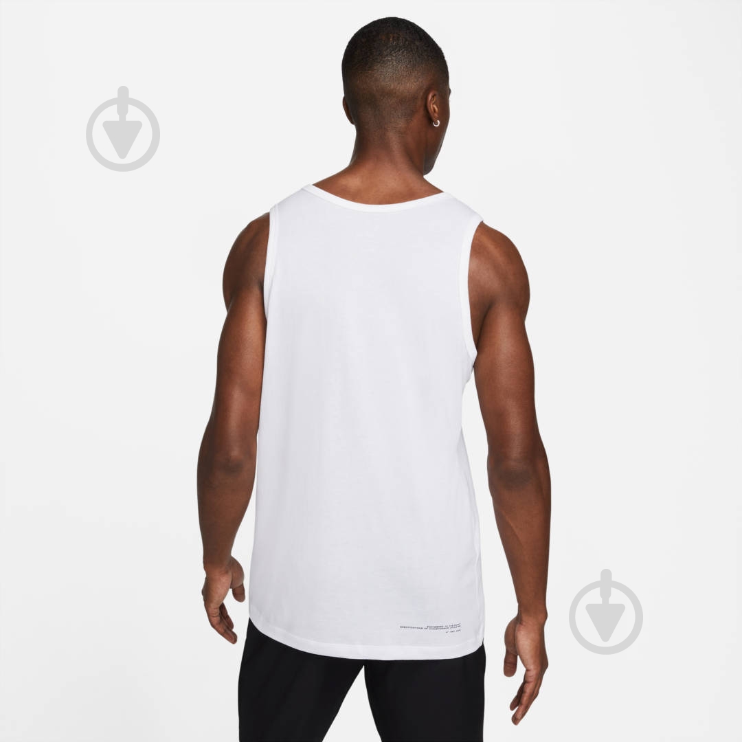 Майка Nike M NK DF TANK 6/1 GFX DM6257-100 р.M белый - фото 2