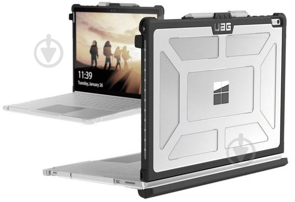 Чехол UAG Microsoft Surface Book Plasma 13.5" ice (SFBKUNIV-L-IC) - фото 4