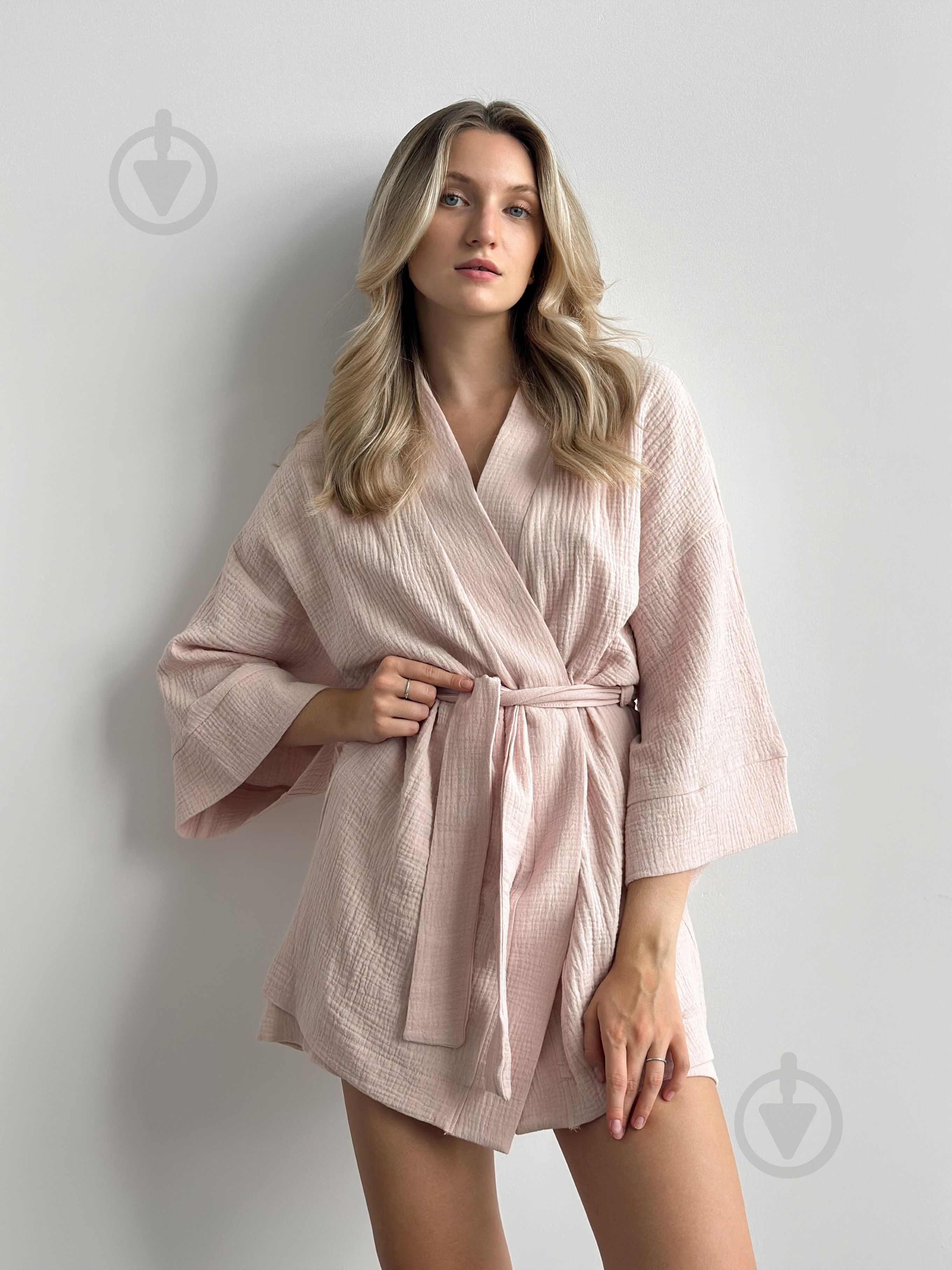 Комплект жіночий MISO р. S/M пудровий (13357) - фото 1 Комплект жіночий MISO р. S/M пудровий (13357) - фото 1