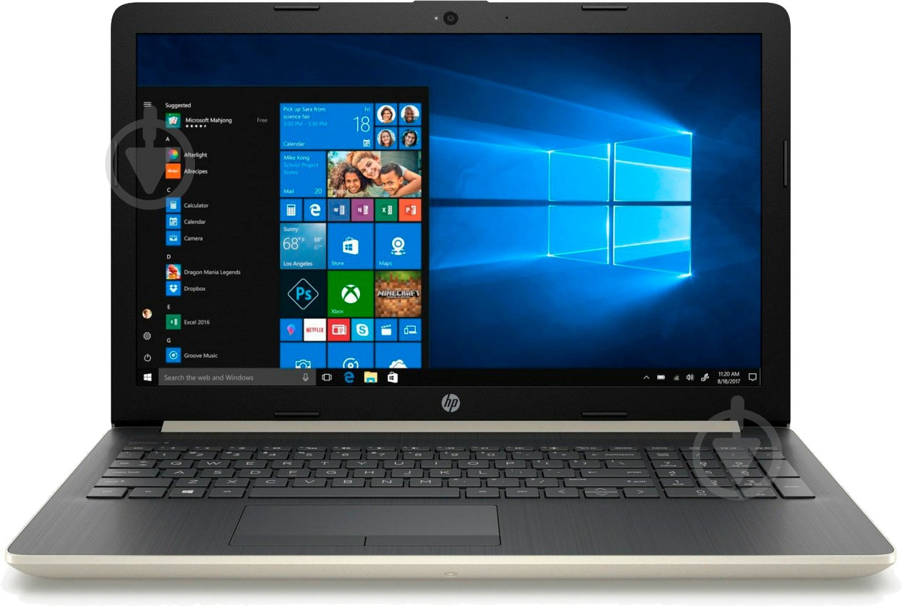 Ноутбук HP 15-db1017ur 15,6" (6LD40EA) gold - фото 1