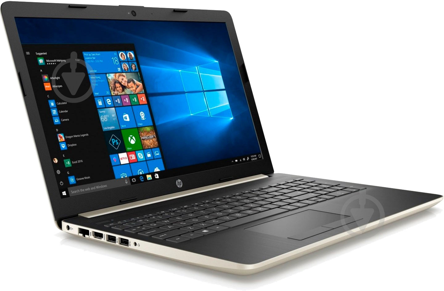 Ноутбук HP 15-db1017ur 15,6" (6LD40EA) gold - фото 2
