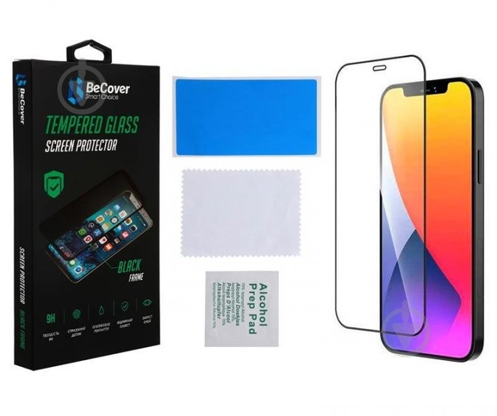 Защитное стекло BeCover для Apple iPhone 13 Pro Max (706664) - фото 2