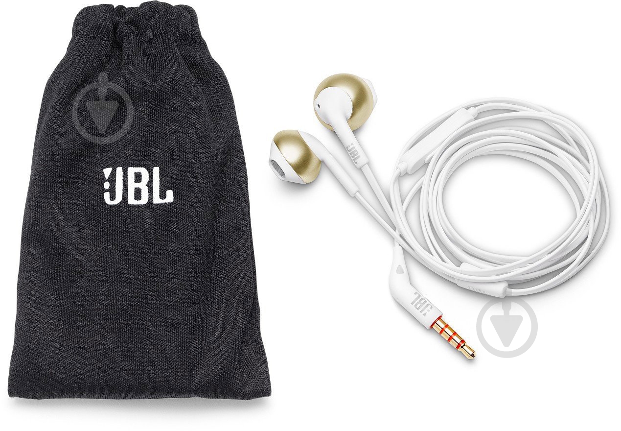 Гарнитура JBL T205 champagne gold (JBLT205CGD) - фото 5