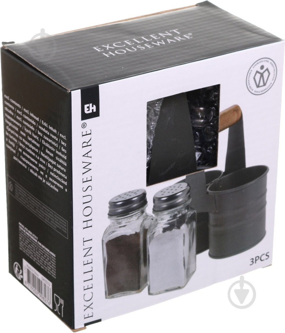 Набор для специй Koopman в металлической подставке 7х13х13.5 см - фото 4 Набор для специй Koopman в металлической подставке 7х13х13.5 см - фото 4