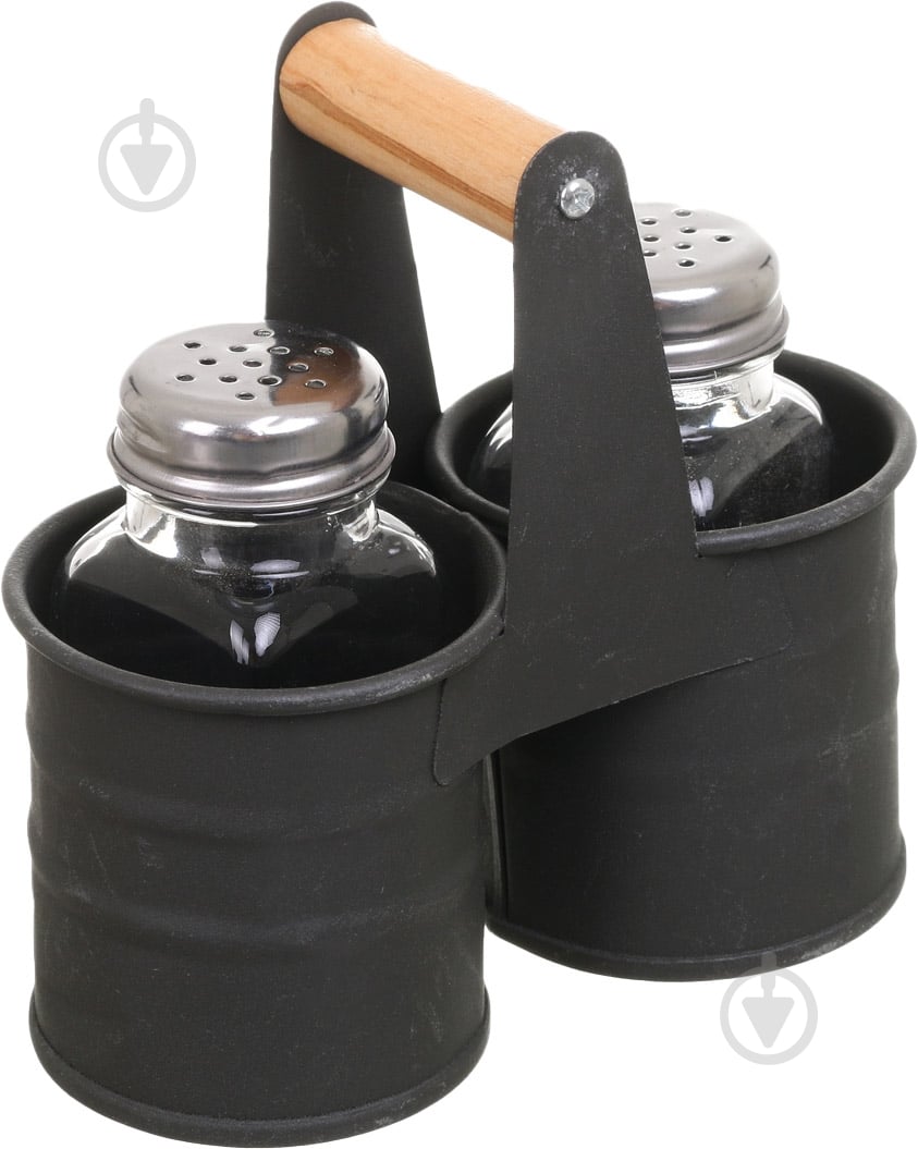 Набор для специй Koopman в металлической подставке 7х13х13.5 см - фото 1 Набор для специй Koopman в металлической подставке 7х13х13.5 см - фото 1