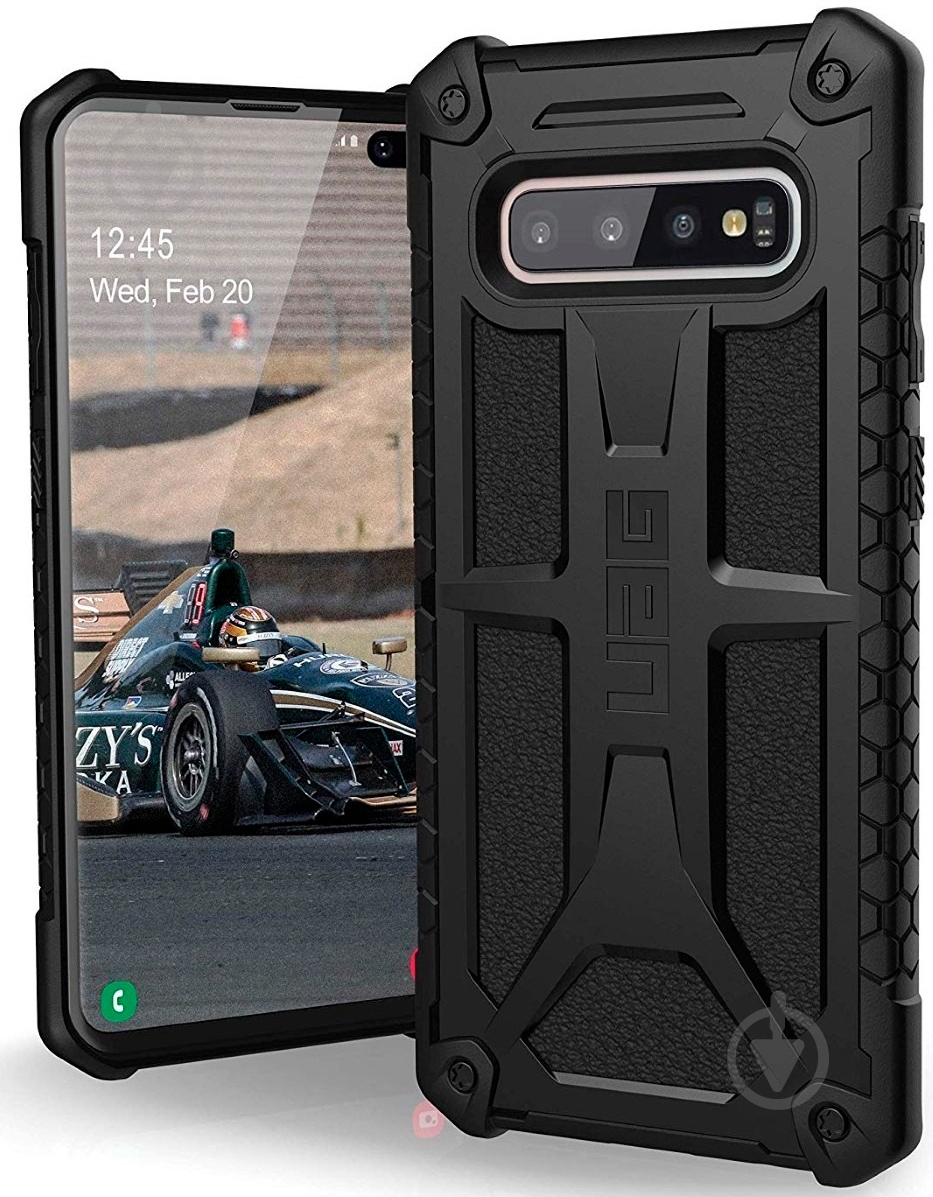 Чохол UAG Monarch для Samsung Galaxy S10 Plus black (211351114040) - фото 1