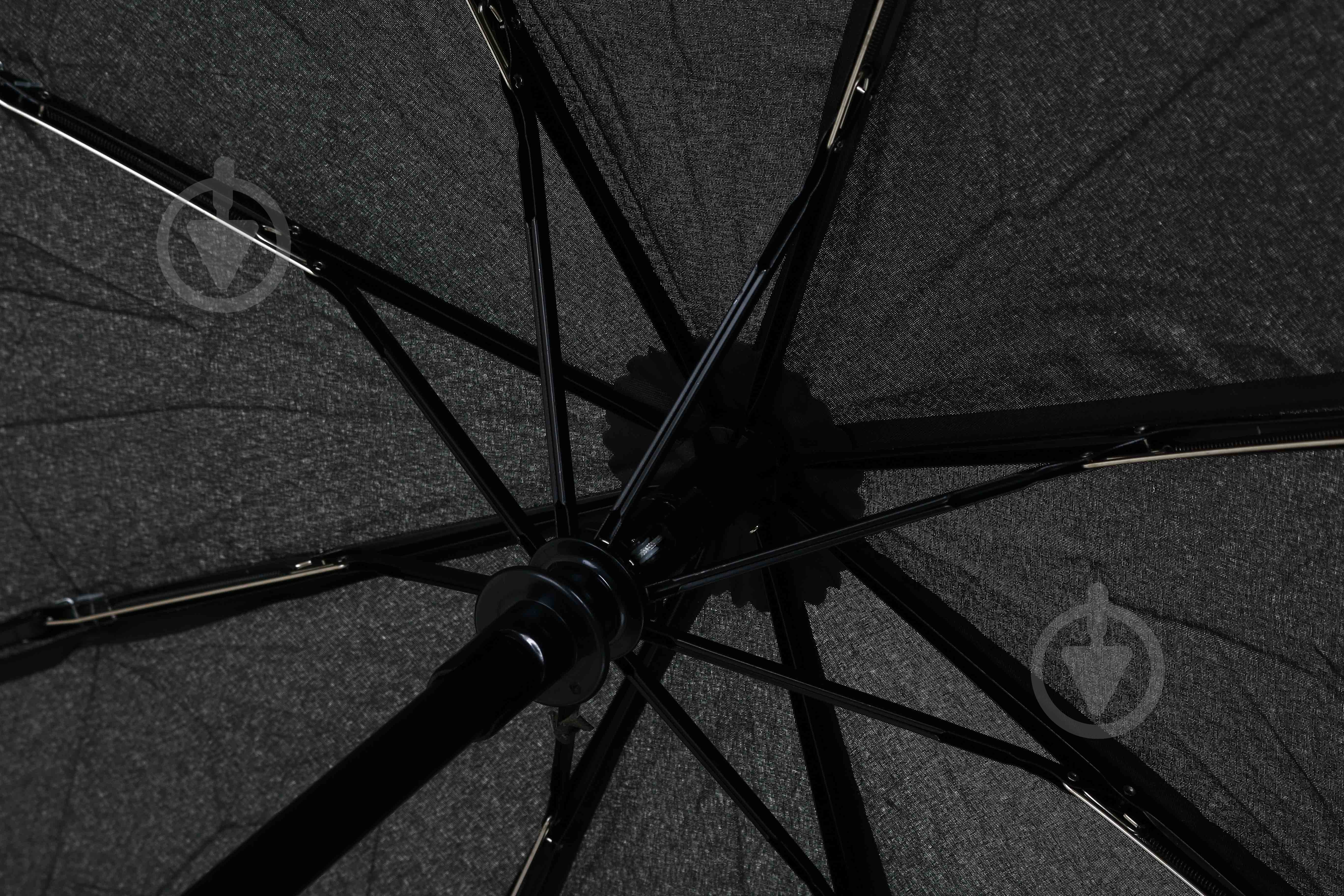 Зонт Sensio Solid автоматическая черный - фото 5