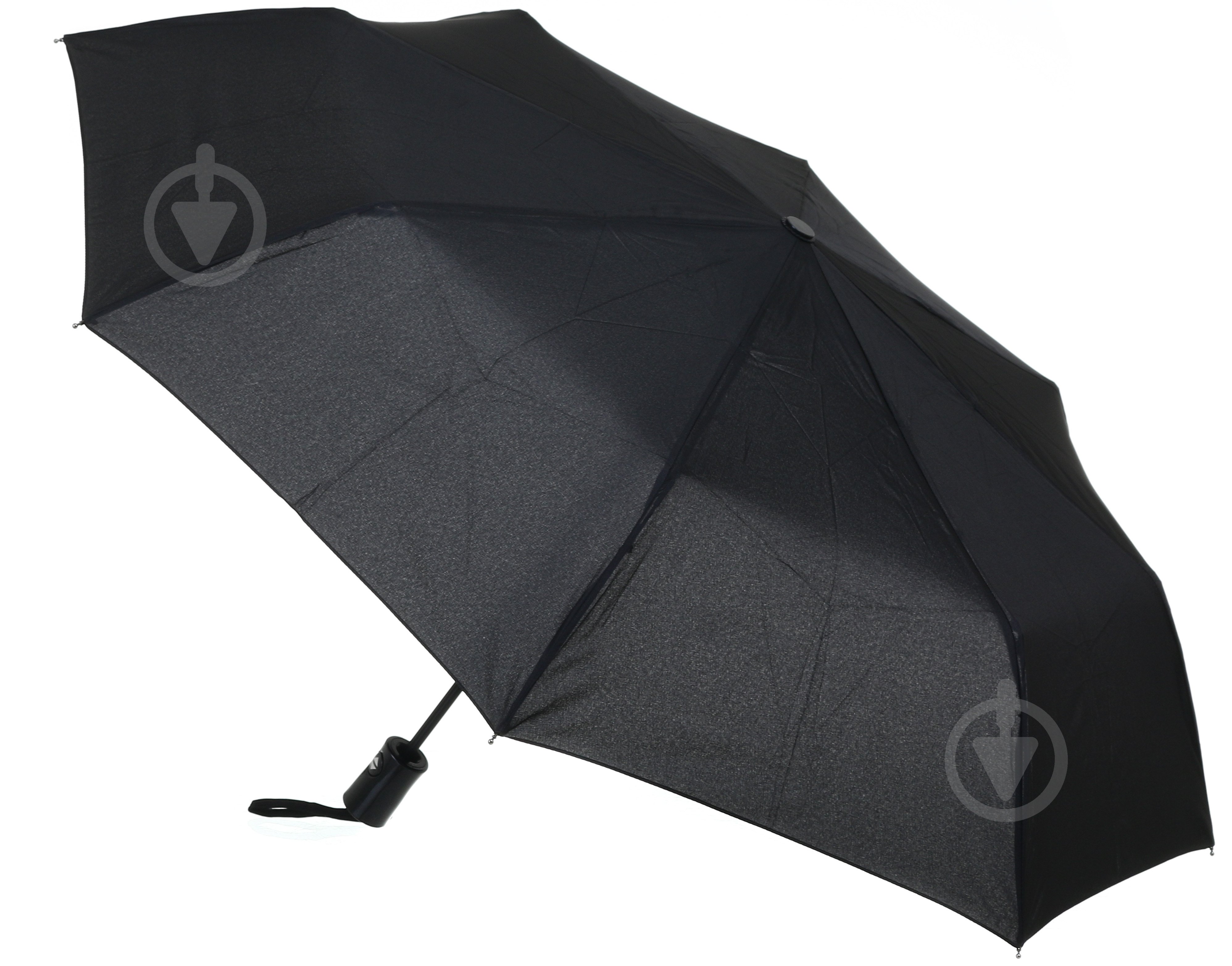 Зонт Sensio Solid автоматическая черный - фото 4