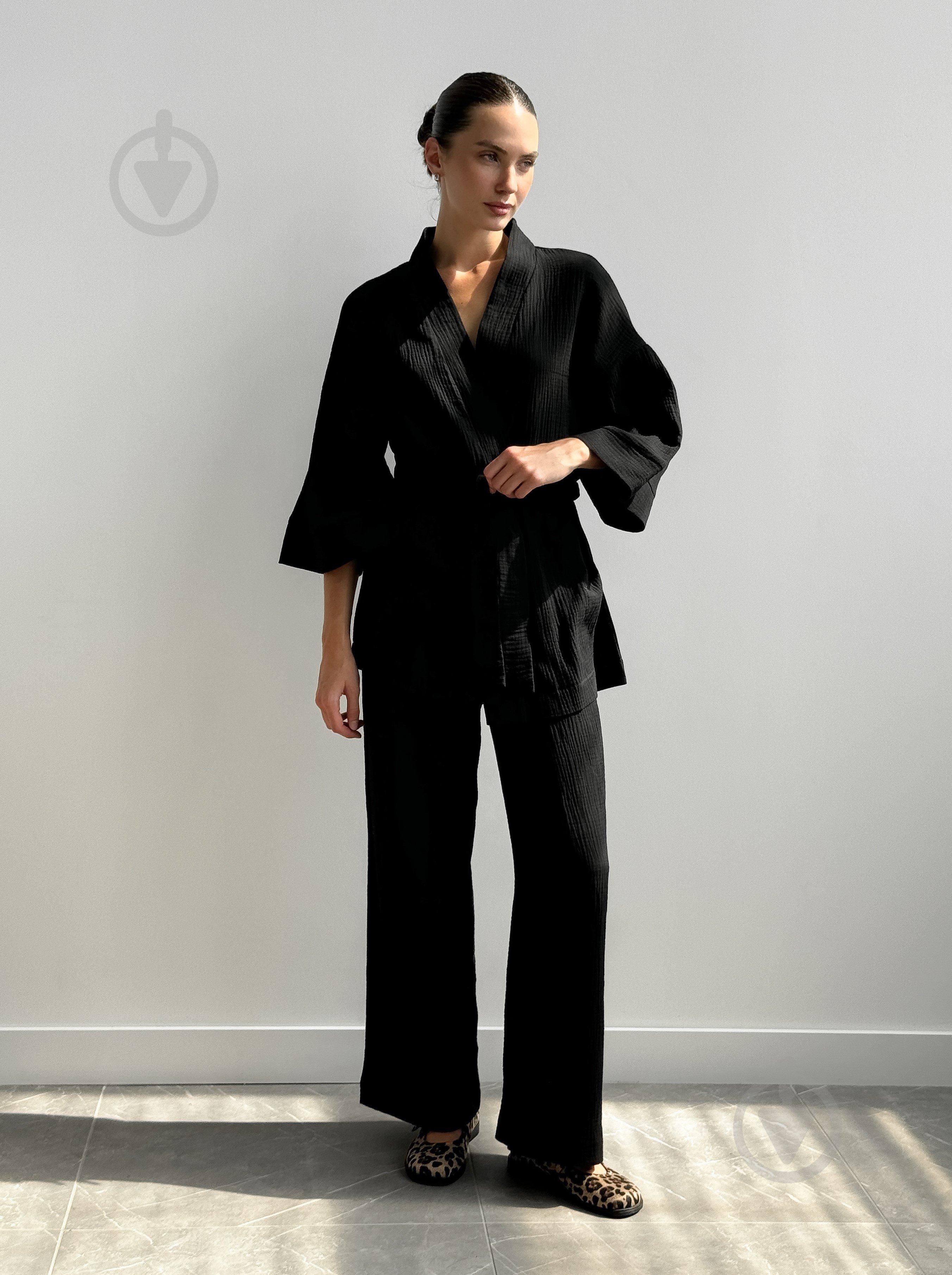 Комплект женский MISO р. S черный (13529) - фото 1