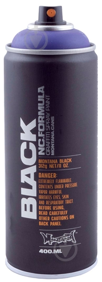 Фарба аерозольна Montana BLACK P 4100 power фіолетовий мат 400 мл - фото 1