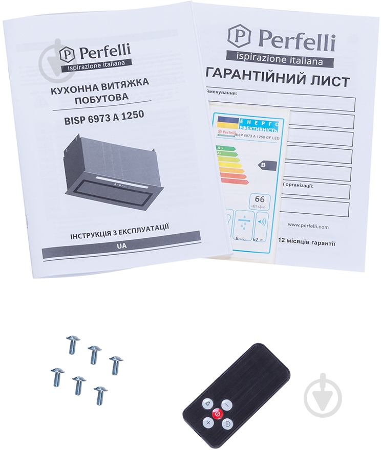 Вытяжка Perfelli BISP 6973 A 1250 GF LED Strip - фото 14 Вытяжка Perfelli BISP 6973 A 1250 GF LED Strip - фото 14