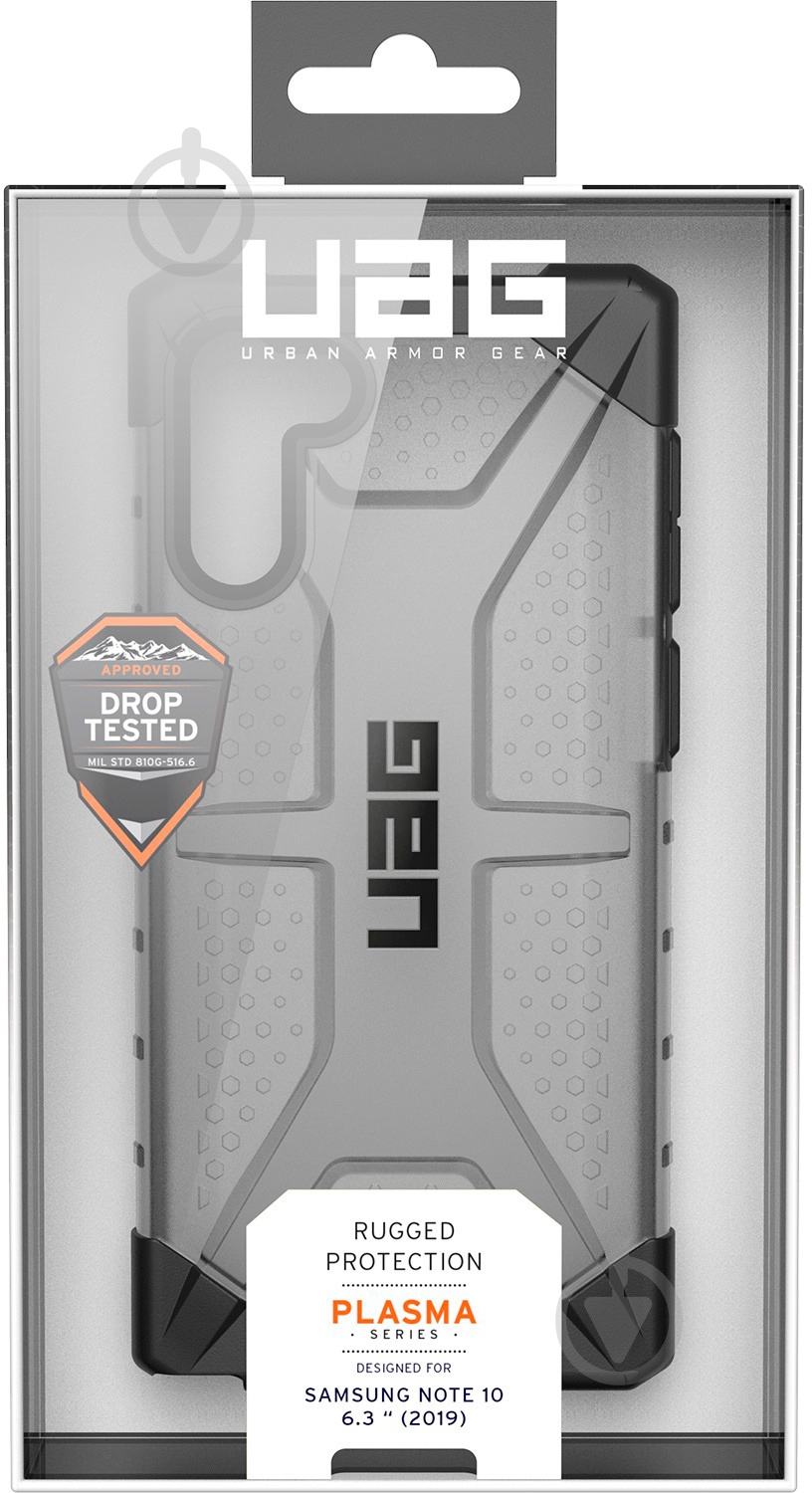 Чехол UAG Plasma для Galaxy Note 10 ash (211743113131) - фото 11