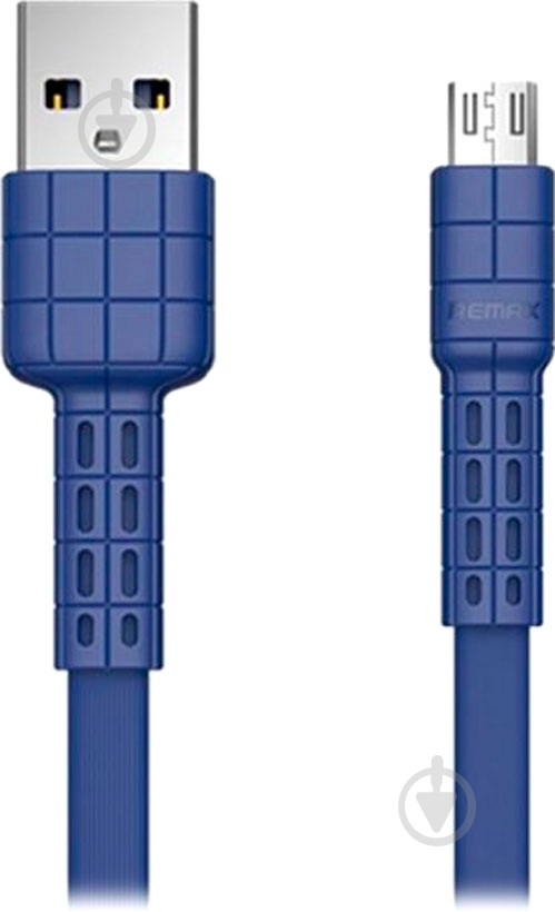 Кабель USB – microUSB 1 м синий (RC-116M-BLUE) Armor Series MicroUSB Data/Charge - фото 2